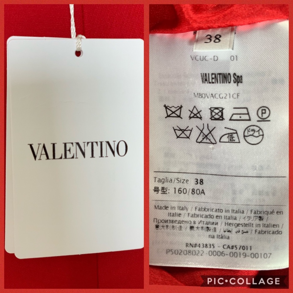 Valentino Wool & Silk Shift MiniDress 38IT/2US NWT - Picture 6 of 6